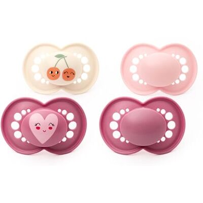 MAM Original Dummies, 18-36M, 4 Pack, Orthodontic Design, Girl MAM Original Dummies, 18-36M, 4 Pack, Orthodontic Design, Girl