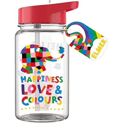 Elmer the Elephant Children's Water Bottle Elmer the Elephant Children's Water Bottle