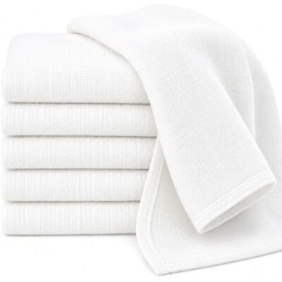 DUDU N GIRLIE 100 Percent Cotton Baby Blankets Muslin Squares, 72 cm x 72 cm, 6-Piece, Yellow DUDU N GIRLIE 100 Percent Cotton Baby Blankets Muslin Squares, 72 cm x 72 cm, 6-Piece, Yellow