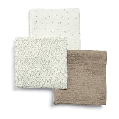 Mamas & Papas Organic Muslin Squares - Large 90x90cm - 3 Pack Mamas & Papas Organic Muslin Squares - Large 90x90cm - 3 Pack
