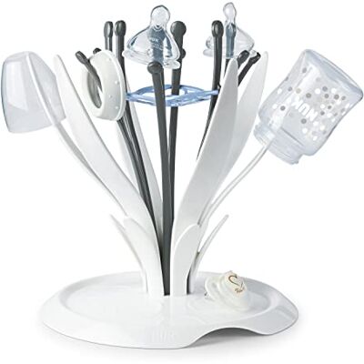 NUK Baby Bottle Drying Rack - Fits up to 6 Bottles & Accessories NUK Baby Bottle Drying Rack - Fits up to 6 Bottles & Accessories