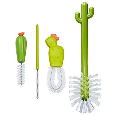 Boon Cacti Bottle Cleaning Brush Replacement Set, 4-Piece, Green Boon Cacti Bottle Cleaning Brush Replacement Set, 4-Piece, Green