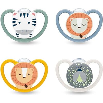 NUK Perfect Match Air Baby Dummies 6-18 Months Orthodontic Soothers that Promote Air Flow & Prevent Drool Rash 95% Baby Acceptance** Assorted 4 Count NUK Perfect Match Air Baby Dummies 6-18 Months Orthodontic Soothers that Promote Air Flow & Prevent Drool Rash 95% Baby Acceptance** Assorted 4 Count