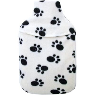 Vagabond Bags Ltd Vagabond 2L Paws Cream Hot Water Bottle and Cover Vagabond Bags Ltd Vagabond 2L Paws Cream Hot Water Bottle and Cover