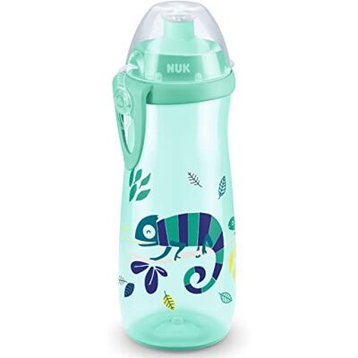 NUK Brand Toddler Water Bottle with Chameleon Effect - Sports Cup NUK Brand Toddler Water Bottle with Chameleon Effect - Sports Cup