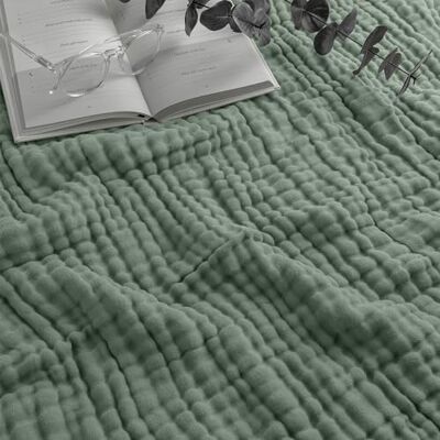 Comfy Cubs Adult Muslin Blanket Twin, 229 x 168 cm Soft, Six-Layered, Lightweight, Breathable Cotton Blanket for All Seasons Machine Washable, Stylish Home Decor Fern Comfy Cubs Adult Muslin Blanket Twin, 229 x 168 cm Soft, Six-Layered, Lightweight, Breathable Cotton Blanket for All Seasons Machine Washable, Stylish Home Decor Fern