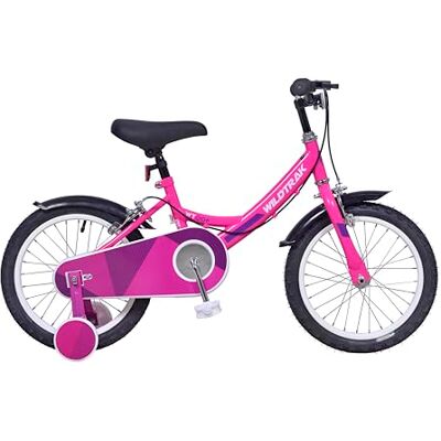 Wildtrak 16 Inch Bike for Children 4-6 Years with Stabilisers Pink Wildtrak 16 Inch Bike for Children 4-6 Years with Stabilisers Pink