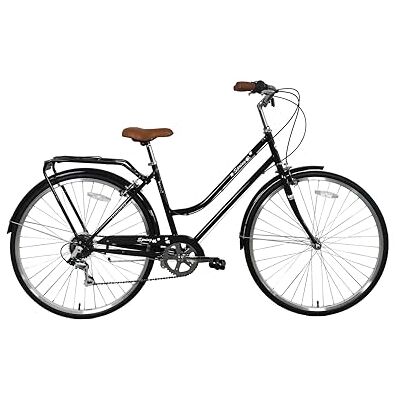 Sunrise Cycles Women's Spring 6 Speeds Ladies and Girls Dutch Style City Bike Lightweight 700C with Warranty Sunrise Cycles Women's Spring 6 Speeds Ladies and Girls Dutch Style City Bike Lightweight 700C with Warranty