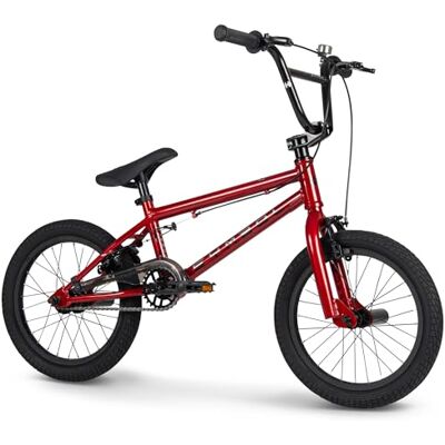 Huffy Symbol Freestyle BMX Bike, 16-inch, Candy Red Huffy Symbol Freestyle BMX Bike, 16-inch, Candy Red
