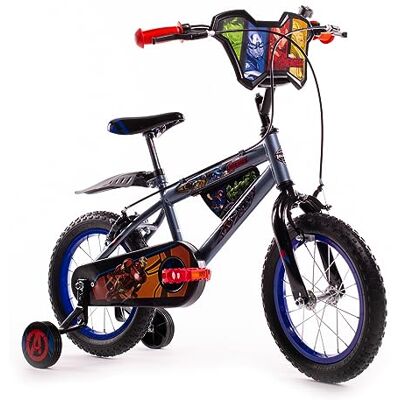 Huffy Marvel Avengers Kids Bike For Boys and Girls 4-6 Years Old Hulk Iron Man Thor and more, Grey, 14 Inch Huffy Marvel Avengers Kids Bike For Boys and Girls 4-6 Years Old Hulk Iron Man Thor and more, Grey, 14 Inch