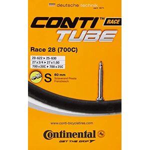 Continental Race 28 700 x 20-25c Road Bike Inner Tubes 60mm Presta Valve (Pack of 5) with Ano Adapters Continental Race 28 700 x 20-25c Road Bike Inner Tubes 60mm Presta Valve (Pack of 5) with Ano Adapters