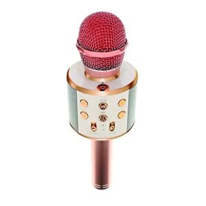 PARENCE. - Wireless Bluetooth Karaoke Microphone/Microphone Speaker for Kids, Adults - Parties, Songs, Gift Idea - Pink