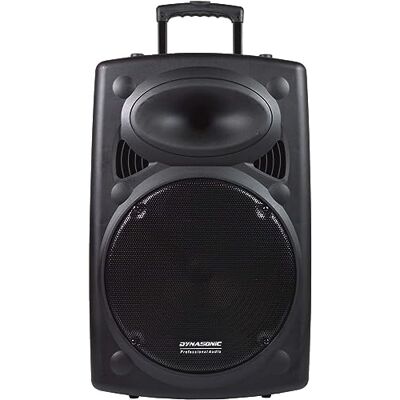 DYNASONIC Dynapro 15, Powerful professional speaker, USB/SD/AUX/MP3/2 Black microphones (1 Bluetooth, 1 wired), contains a karaoke mode DYNASONIC Dynapro 15, Powerful professional speaker, USB/SD/AUX/MP3/2 Black microphones (1 Bluetooth, 1 wired), contains a karaoke mode