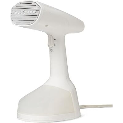 Amazon Basics Vertical Handheld Clothes Steamer, Turbo Extreme Steam, No Ironing Board Needed, 1500W, White Amazon Basics Vertical Handheld Clothes Steamer, Turbo Extreme Steam, No Ironing Board Needed, 1500W, White