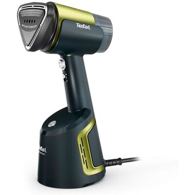 Tefal AeroSteam Handheld Clothes Steamer, Suction Technology, Black Optiflow Steam Flow, 30-Second Heat-Up, Iron-Like Results in One Stroke, 140C Mono-Temp Soleplate, DT9810G0 Tefal AeroSteam Handheld Clothes Steamer, Suction Technology, Black Optiflow Steam Flow, 30-Second Heat-Up, Iron-Like Results in One Stroke, 140C Mono-Temp Soleplate, DT9810G0