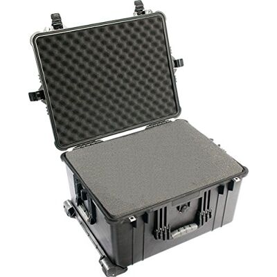 PELI 1620 Professional Camera Case, IP67 Watertight and Dustproof, 115L Capacity, Made in Germany, With Customisable Foam Inlay, Black PELI 1620 Professional Camera Case, IP67 Watertight and Dustproof, 115L Capacity, Made in Germany, With Customisable Foam Inlay, Black