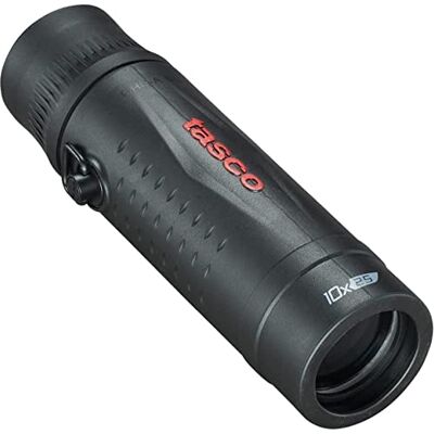 TASCO Essentials 10x25 Compact Roof Prism Monocular (Black) TASCO Essentials 10x25 Compact Roof Prism Monocular (Black)
