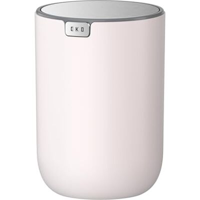EKO Fandy Table Bin, 1.5L Mini Desk Rubbish Bin with Swing-Top Lid, 1.5 Litre Small Table Round Wastebasket for Office, Home, Bathroom, Bedroom, Car (Pink) EKO Fandy Table Bin, 1.5L Mini Desk Rubbish Bin with Swing-Top Lid, 1.5 Litre Small Table Round Wastebasket for Office, Home, Bathroom, Bedroom, Car (Pink)