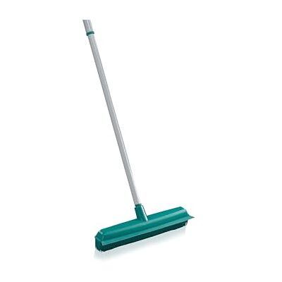 Leifheit Supra Broom Rubber Broom for Indoors & Outdoors, Ideal for Pet Hairs, 35 cm Width, Telescopic Adjustable Handle 80-140 cm Leifheit Supra Broom Rubber Broom for Indoors & Outdoors, Ideal for Pet Hairs, 35 cm Width, Telescopic Adjustable Handle 80-140 cm