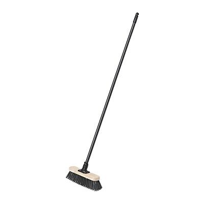 Addis 513881 Essentials Wooden Outdoor Complete Broom with Metal Handle, Natural/ Black, 27.5 cm Addis 513881 Essentials Wooden Outdoor Complete Broom with Metal Handle, Natural/ Black, 27.5 cm