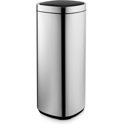 Swan Square Sensor Bin, Large 50L Capacity, Stainless Steel, SWKA4515SS Swan Square Sensor Bin, Large 50L Capacity, Stainless Steel, SWKA4515SS