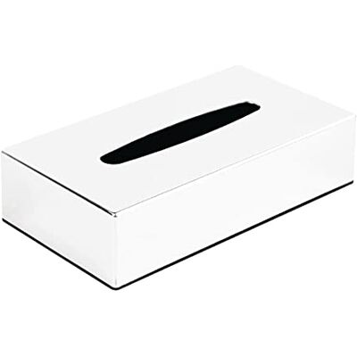 Bolero Rectangular Facial Tissue Holder, Chrome Practical and easy to use, with a plastic base to keep tissues dry. Fits CF120 for waiting areas and receptions. Bolero Rectangular Facial Tissue Holder, Chrome Practical and easy to use, with a plastic base to keep tissues dry. Fits CF120 for waiting areas and receptions.