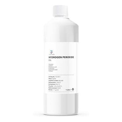 True Chem - Hydrogen Peroxide 6% Solution - 1 Litre - 20 Vols - Chemical solution True Chem - Hydrogen Peroxide 6% Solution - 1 Litre - 20 Vols - Chemical solution