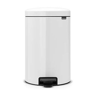 Brabantia 114243 Pedal Bin newIcon with Metal Inner Bucket, 20 Litre White Brabantia 114243 Pedal Bin newIcon with Metal Inner Bucket, 20 Litre White