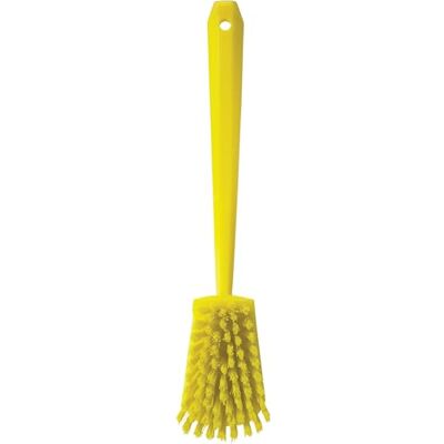 Vikan 41866 Hand-Held Hand Brush, Polypropylene, Polyester Bristle, 15-3/4", Yellow Vikan 41866 Hand-Held Hand Brush, Polypropylene, Polyester Bristle, 15-3/4", Yellow