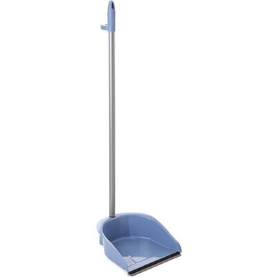 TATAY Universal Anti-tip Dustpan, Plastic, Colour Blue, Measures 25x28x84 cm TATAY Universal Anti-tip Dustpan, Plastic, Colour Blue, Measures 25x28x84 cm