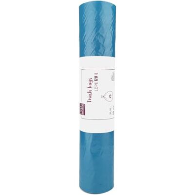 IDEA HOME D.RECT Bin Bags 120L Bin Liners 25 Pieces Rubbish Bags Bin Bag Perfect for Everyday Use, Household, Office, Kitchen & Caterers, Blue IDEA HOME D.RECT Bin Bags 120L Bin Liners 25 Pieces Rubbish Bags Bin Bag Perfect for Everyday Use, Household, Office, Kitchen & Caterers, Blue