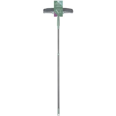 JVL Extendable Microfibre Window Cleaner with Telescopic Handle, Streak-Free Glass Cleaning Tool Grey JVL Extendable Microfibre Window Cleaner with Telescopic Handle, Streak-Free Glass Cleaning Tool Grey