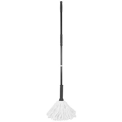 JVL 20-034GY Super-Absorbent Easy Twist Microfibre Floor Mop, Grey/Turquoise JVL 20-034GY Super-Absorbent Easy Twist Microfibre Floor Mop, Grey/Turquoise