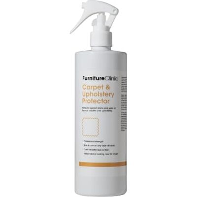 Furniture Clinic Carpet & Upholstery Protector Spray- Repels All Stains and Water Fabric Protector Spray for Upholstery, Carpets, Sofas, Car Seats, Shoes 500 ml Furniture Clinic Carpet & Upholstery Protector Spray- Repels All Stains and Water Fabric Protector Spray for Upholstery, Carpets, Sofas, Car Seats, Shoes 500 ml
