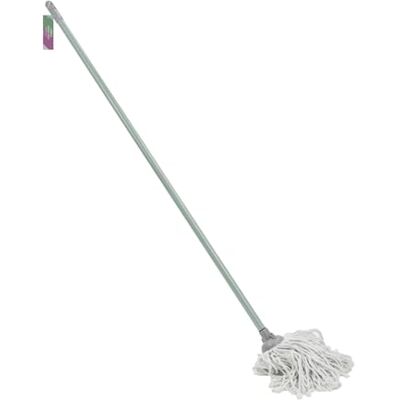 JVL String Mop – Green – Machine Washable Microfibre Floor Mop for Hard Floors JVL String Mop – Green – Machine Washable Microfibre Floor Mop for Hard Floors