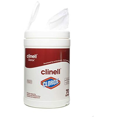 Clinell Clorox Wipes Cleaning and Disinfectant Wipes Tub of 70 Wipes Kills 99.9% of Germs, Bacteria and Viruses Clinell Clorox Wipes Cleaning and Disinfectant Wipes Tub of 70 Wipes Kills 99.9% of Germs, Bacteria and Viruses
