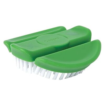 Cuisipro Vegetable and Fruit Brush, Green, Hard Bristle Brush, Three-Section Flex, Dishwasher Safe Cuisipro Vegetable and Fruit Brush, Green, Hard Bristle Brush, Three-Section Flex, Dishwasher Safe