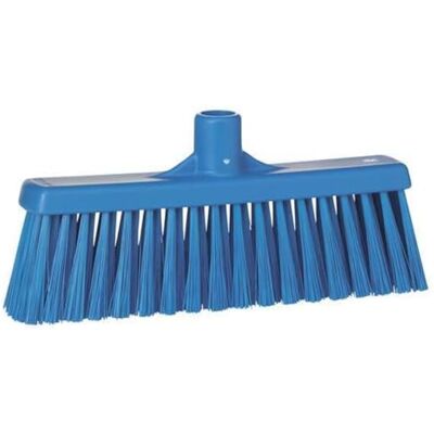 Vikan 31663 Medium Sweep Floor Broom Head, Polypropylene Block, 12-1/4 Inch Polyester Bristle, Blue Vikan 31663 Medium Sweep Floor Broom Head, Polypropylene Block, 12-1/4 Inch Polyester Bristle, Blue