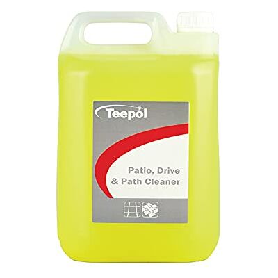 Teepol Patio Cleaner Fluid Multi-Purpose Driveway Cleaner – Removes Dirt, Oil & Algae, Ideal for Patios, Paths & Driveways, Easy Rinse Formula, 5L Teepol Patio Cleaner Fluid Multi-Purpose Driveway Cleaner – Removes Dirt, Oil & Algae, Ideal for Patios, Paths & Driveways, Easy Rinse Formula, 5L