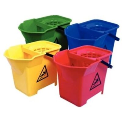 Stalwart S225 Coded Mop Bucket, Blue Bars/Licensed Areas, 14 L Stalwart S225 Coded Mop Bucket, Blue Bars/Licensed Areas, 14 L