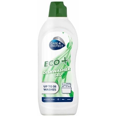 CARE + PROTECT CARE+PROTECT ECO+ Dishwasher Gel Eco-Friendly Dishwasher Detergent Hypoallergenic Free of Dyes and Phosphates Degreasing and Rinsing Action-Effective in Short Cycles 650 ml Upto 38 Washes CARE + PROTECT CARE+PROTECT ECO+ Dishwasher Gel Eco-Friendly Dishwasher Detergent Hypoallergenic Free of Dyes and Phosphates Degreasing and Rinsing Action-Effective in Short Cycles 650 ml Upto 38 Washes