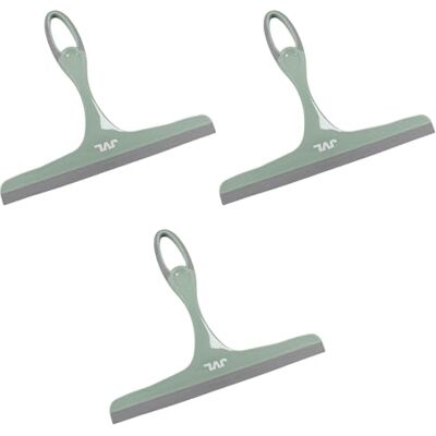 JVL Hand Held Window Squeegee Set of 3, Streak-Free Glass Cleaner for Windows, Mirrors & Shower Screens – Green JVL Hand Held Window Squeegee Set of 3, Streak-Free Glass Cleaner for Windows, Mirrors & Shower Screens – Green