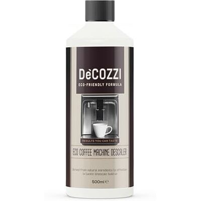 DèCozzi ECO Coffee Machine Cleaner and Descaler 500ml Fast-Acting Limescale Remover for Coffee Machines and Kitchen Appliances Eco-Friendly Formula DèCozzi ECO Coffee Machine Cleaner and Descaler 500ml Fast-Acting Limescale Remover for Coffee Machines and Kitchen Appliances Eco-Friendly Formula