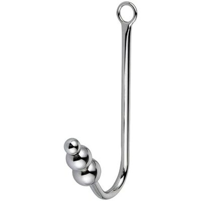 Bondage Masters Anal Hook Rope Master Triple Ball Steel Hanger Plug Bondage Masters Anal Hook Rope Master Triple Ball Steel Hanger Plug