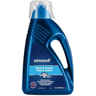 BISSELL Wash & Protect with StainProtect Formula 1.5L 1086N For Upright Carpet Cleaners, removes tough stains and odours BISSELL Wash & Protect with StainProtect Formula 1.5L 1086N For Upright Carpet Cleaners, removes tough stains and odours