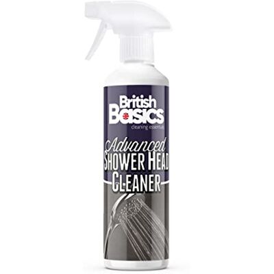 BritishBasics Shower Head Cleaner/Descaler and Limescale Remover 500ml, Clear BritishBasics Shower Head Cleaner/Descaler and Limescale Remover 500ml, Clear