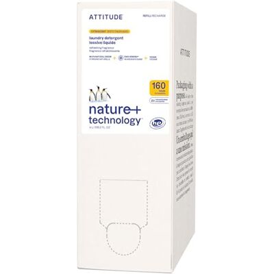 BIO SPECTRA ATTITUDE ATTITUDE Liquid Laundry Detergent Refill, EWG Verified, HE Compatible, Plant-Based & Vegan, Natural Laundry Soap, Citrus Zest Scent, 160 Loads, 4 Liters BIO SPECTRA ATTITUDE ATTITUDE Liquid Laundry Detergent Refill, EWG Verified, HE Compatible, Plant-Based & Vegan, Natural Laundry Soap, Citrus Zest Scent, 160 Loads, 4 Liters