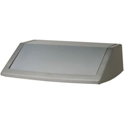 ADDIS 504895 Fliptop Bin Lid, 54 L, Metallic Grey ADDIS 504895 Fliptop Bin Lid, 54 L, Metallic Grey