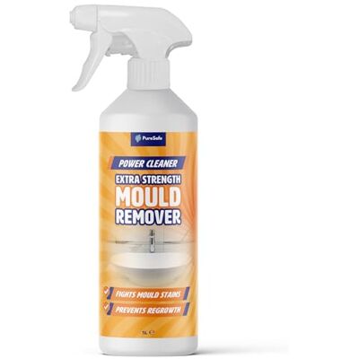 Palmsafe PureSafe 1 Litre Mould Remover Spray Extra Strength Powerful, Fast-Acting Anti-Mould Cleaner for Walls, Tiles, and Seals Long-Lasting Black Mould and Mildew Stain Removal, Easy to Use Palmsafe PureSafe 1 Litre Mould Remover Spray Extra Strength Powerful, Fast-Acting Anti-Mould Cleaner for Walls, Tiles, and Seals Long-Lasting Black Mould and Mildew Stain Removal, Easy to Use