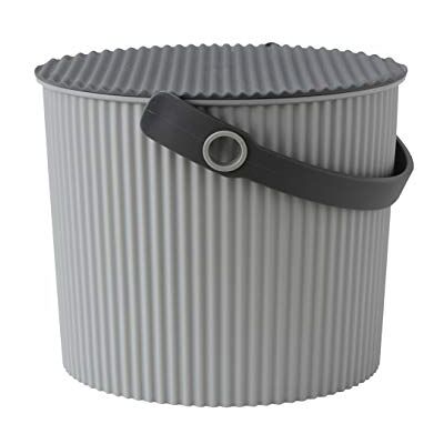 sceltevie Hachiman Omnioutil Storage Bucket & Lid Small Lux Grey sceltevie Hachiman Omnioutil Storage Bucket & Lid Small Lux Grey